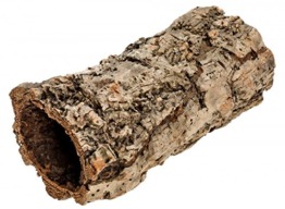 NaDeco Korkeiche groß 20cm Korkröhre Korkhöhle Korkrinde Dekorinde Terrarium Dekoration Vogelspielzeug - 1